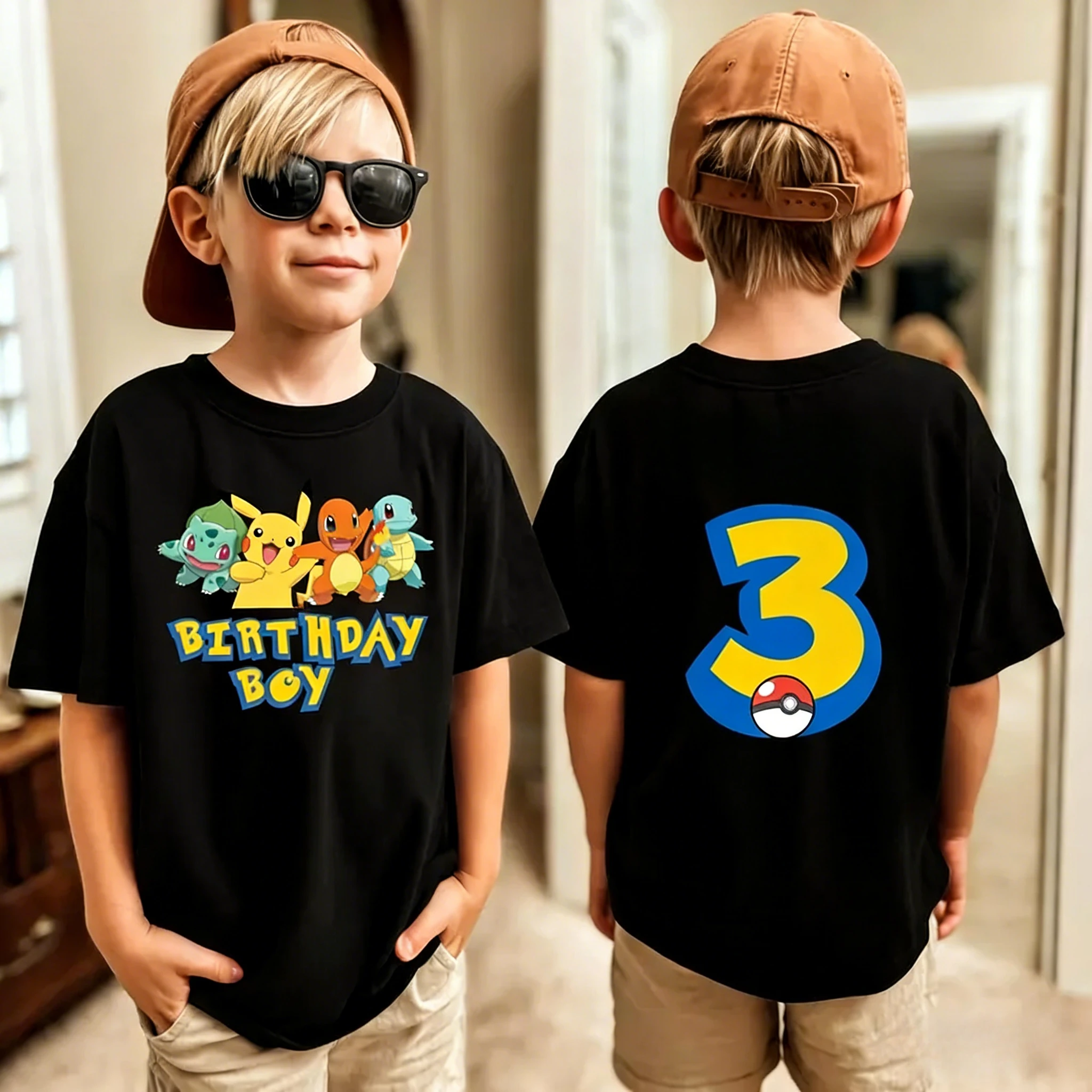 Men Women Top Boys Tee Adults Children Parent Child Cotton Kid Tshirts Pokemon Pikachu Birthday Printed Harajuku Casual Loose
Men Women Top Boys Tee Adults Children Parent Child Cotton Kid Tshirts Pokemon Pikachu Birthday Printed Harajuku Casual Loose