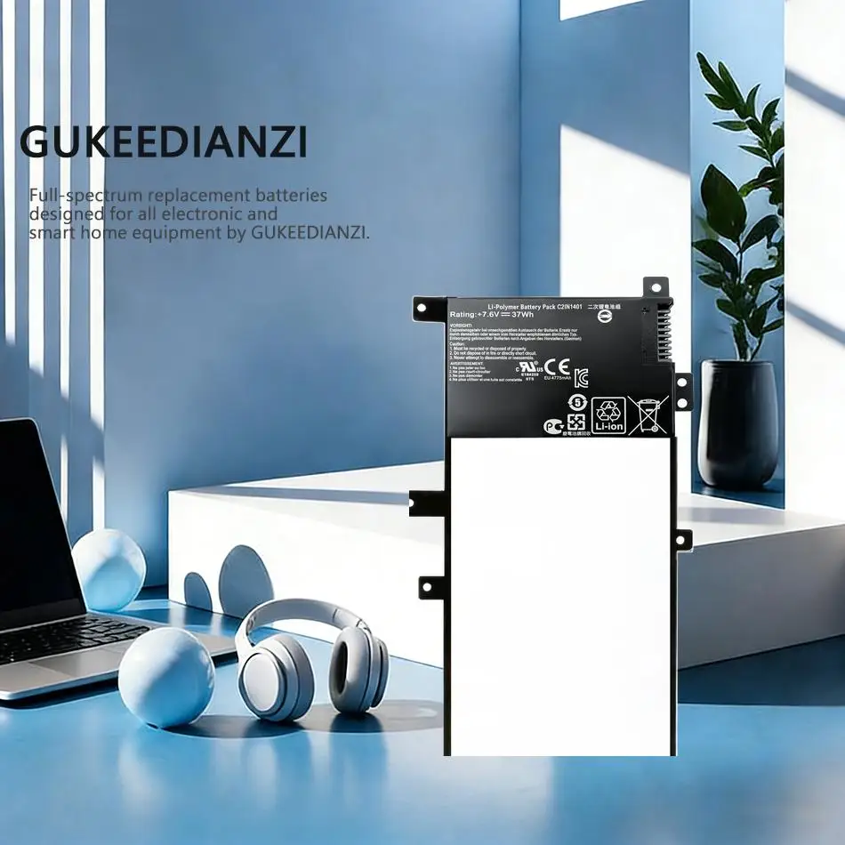 Аккумулятор для ноутбука C21N1401 для Asus W409L W419L K455L A455L R419L R455L X454L X455L F455L Y483L VM410L
Аккумулятор для ноутбука C21N1401 для Asus W409L W419L K455L A455L R419L R455L X454L X455L F455L Y483L VM410L