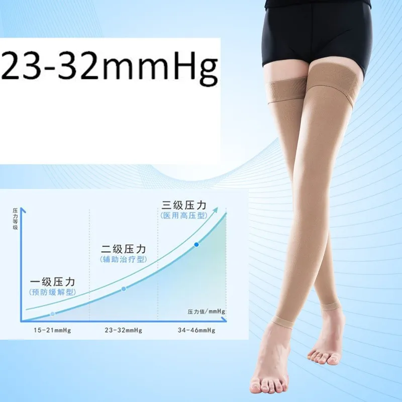 Women Footless Compression Stockings 23-32mmHg Gradient Pressure Support Relieve Varicose Veins Edema Travel Leg Fatigue
Women Footless Compression Stockings 23-32mmHg Gradient Pressure Support Relieve Varicose Veins Edema Travel Leg Fatigue