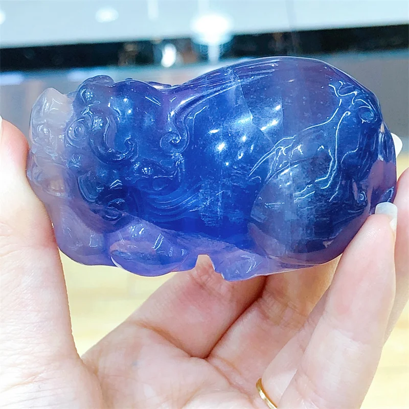 Natural Purple Fluorite Pixiu Carving Hand Crafts Cute Fashion Ornament Home Decoration Gift 1pcs
Natural Purple Fluorite Pixiu Carving Hand Crafts Cute Fashion Ornament Home Decoration Gift 1pcs