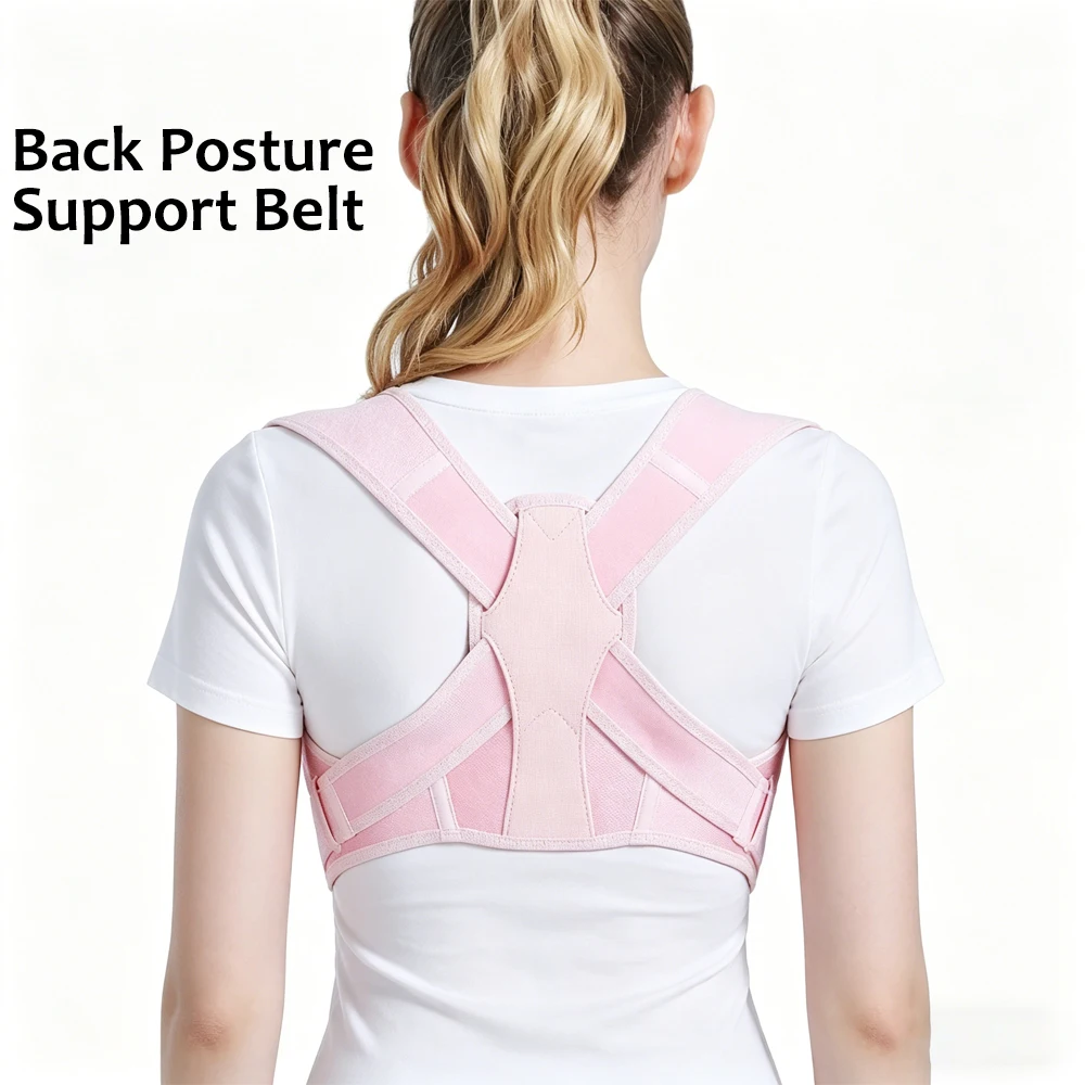 Posture Corrector for Women & Men, Adjustable Upper Back Brace, Clavicle Support Belt for Neck Shoulder Fatigue Relax Daily Wear
Posture Corrector for Women & Men, Adjustable Upper Back Brace, Clavicle Support Belt for Neck Shoulder Fatigue Relax Daily Wear