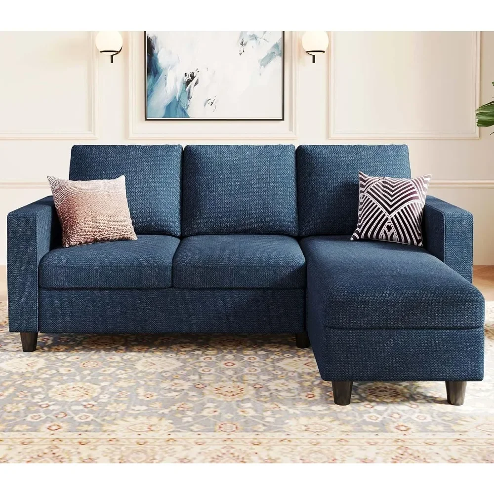 Convertible sofa, L-shaped modern sofa, small sofa with reversible chaise longue, suitable for living rooms and small spaces
Convertible sofa, L-shaped modern sofa, small sofa with reversible chaise longue, suitable for living rooms and small spaces