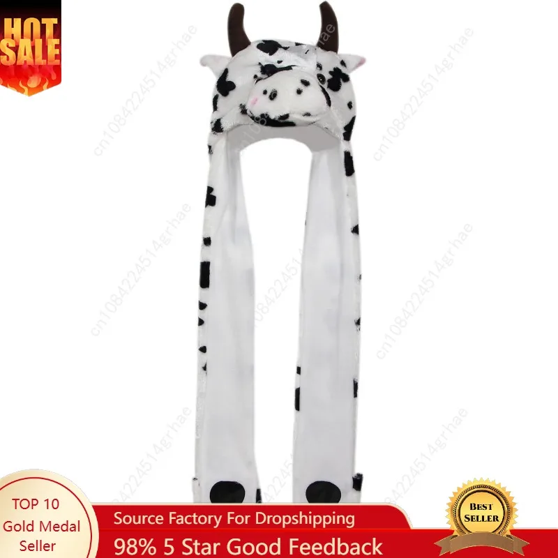 Plush Novelty Animal Hat 3 in 1 Beanie With Long Paw Scarf, Mitten Combo
Plush Novelty Animal Hat 3 in 1 Beanie With Long Paw Scarf, Mitten Combo