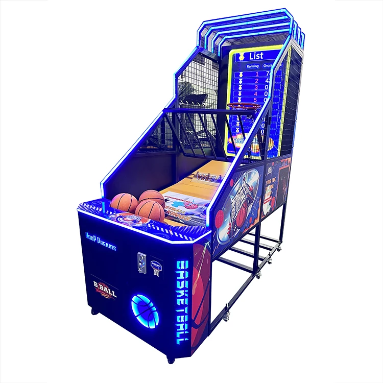 Popular Coin Operated Machine Basketball Shooting Game Basketball Amusement Game Machine
Popular Coin Operated Machine Basketball Shooting Game Basketball Amusement Game Machine