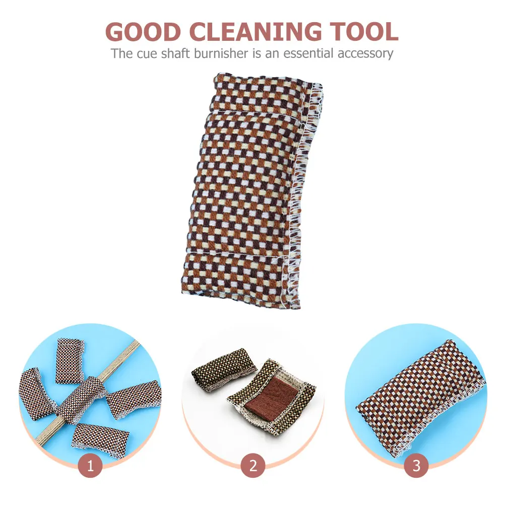 Billiard Cue Slicker Cloths Durable Material Lightweight Easy Carry Store Cleans Oil Stains Shaft Cleaner Essential Accessory
Billiard Cue Slicker Cloths Durable Material Lightweight Easy Carry Store Cleans Oil Stains Shaft Cleaner Essential Accessory