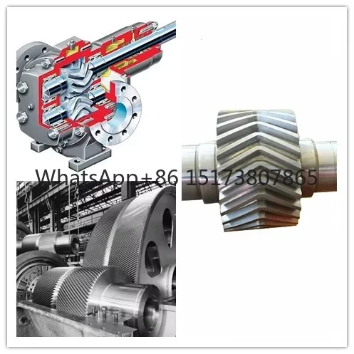 SAE4340 Large Gearbox Transmission Custom Metal Forging Steel Large Herringbone Gear Shaft
SAE4340 Large Gearbox Transmission Custom Metal Forging Steel Large Herringbone Gear Shaft
