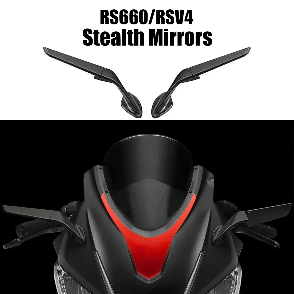 Mirrors Stealth Mirrors Sport Winglet Mirror Kits Adjustable Stealth Mirrors For Aprilia RS660 RSV4 1100 Rearview
Mirrors Stealth Mirrors Sport Winglet Mirror Kits Adjustable Stealth Mirrors For Aprilia RS660 RSV4 1100 Rearview