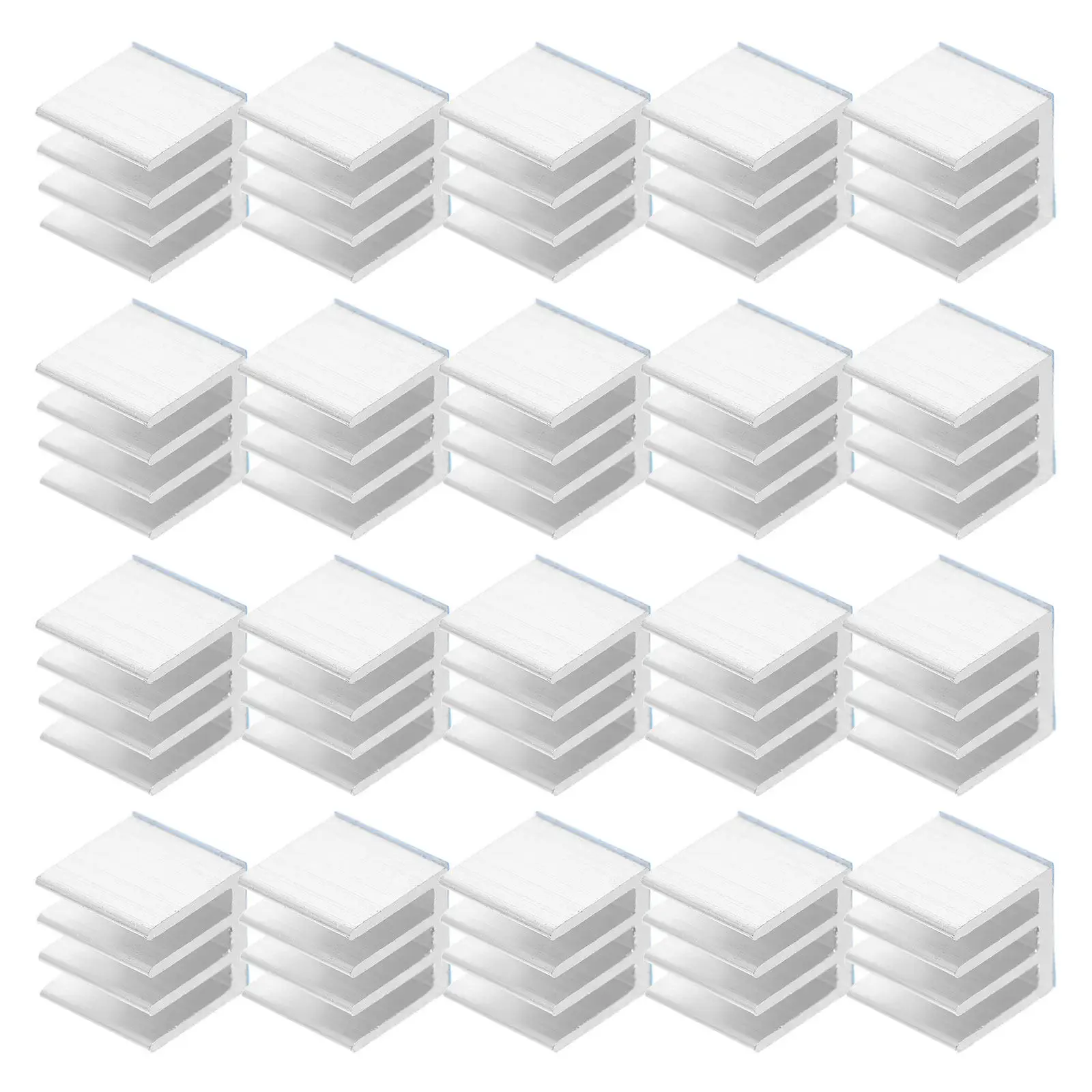 20Pcs Adhesive Aluminum Heatsink Cooling Strip Compact Cooling Fin Block Replacement Cooler Fin DIY Supply Heat Sink Adapter
20Pcs Adhesive Aluminum Heatsink Cooling Strip Compact Cooling Fin Block Replacement Cooler Fin DIY Supply Heat Sink Adapter