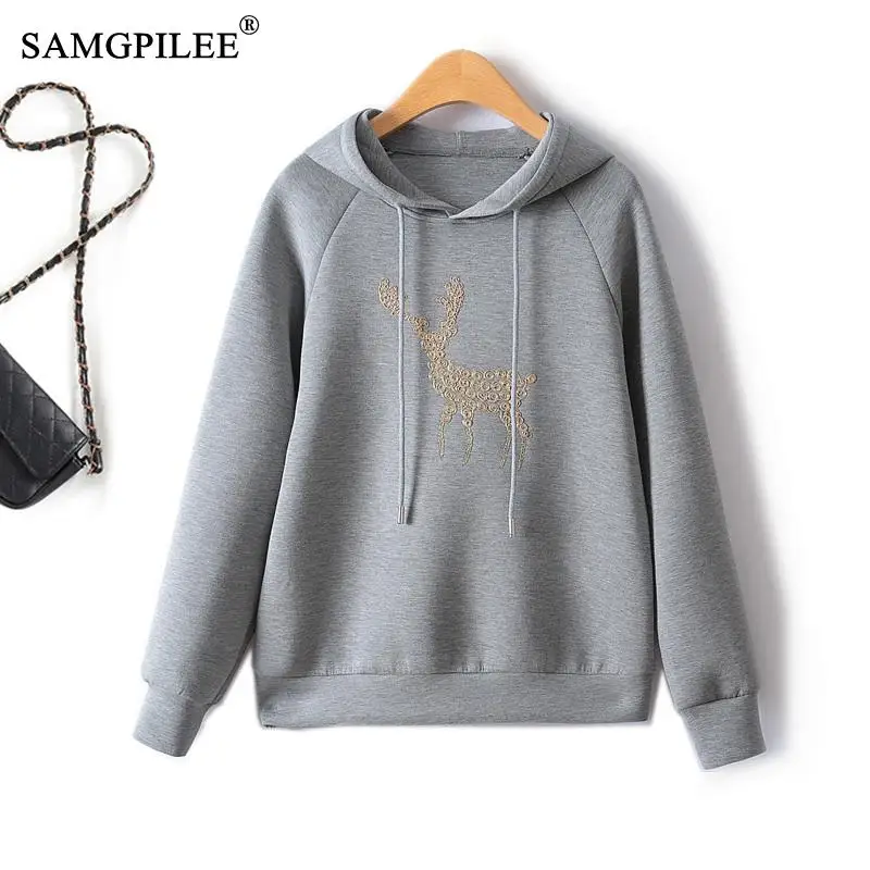 2023 Autumn New Fashion Women Sweatshirts Bright Silk Animal Pattern Casual Hooded Shirt Space Cotton Sweater Y2k Tops 4XL
2023 Autumn New Fashion Women Sweatshirts Bright Silk Animal Pattern Casual Hooded Shirt Space Cotton Sweater Y2k Tops 4XL