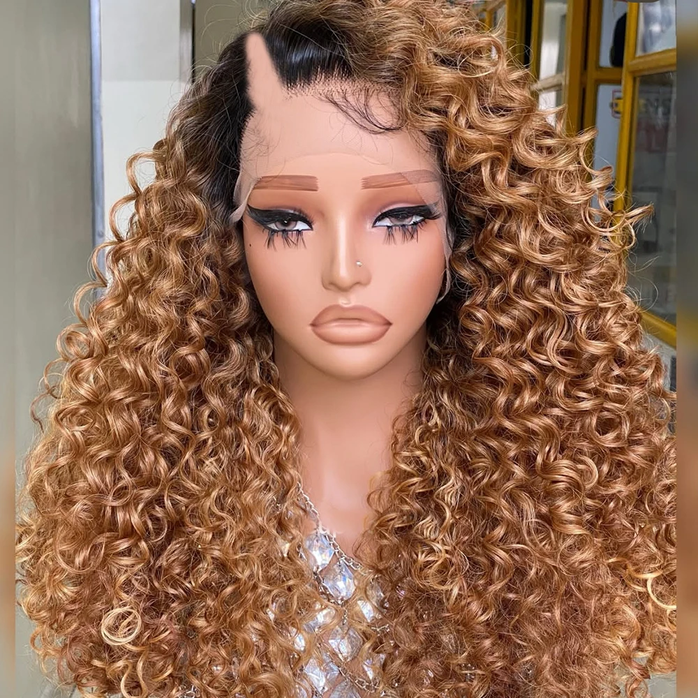 Dark Roots Balayage Chestnut Honey Blonde 1x4 Size U Part Wig Human Hair for Women Kinky Curly Glueless V Part Wig Full Machine
Dark Roots Balayage Chestnut Honey Blonde 1x4 Size U Part Wig Human Hair for Women Kinky Curly Glueless V Part Wig Full Machine