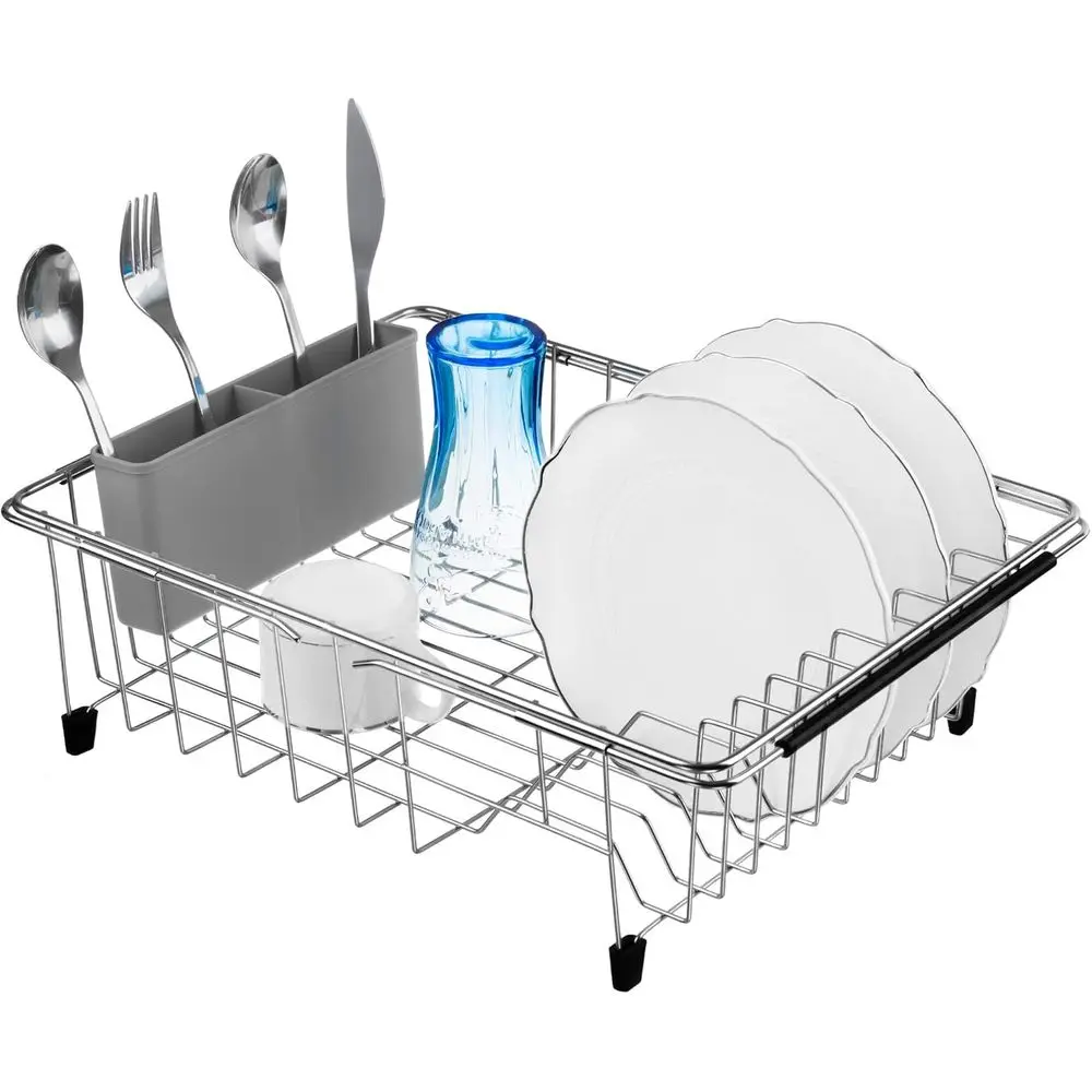 Expandable Multifunctional Dish Drying Rack, Over The Sink, In Sink Or On Counter Dish Drainer Basket Organizer Shel with Remova
Expandable Multifunctional Dish Drying Rack, Over The Sink, In Sink Or On Counter Dish Drainer Basket Organizer Shel with Remova