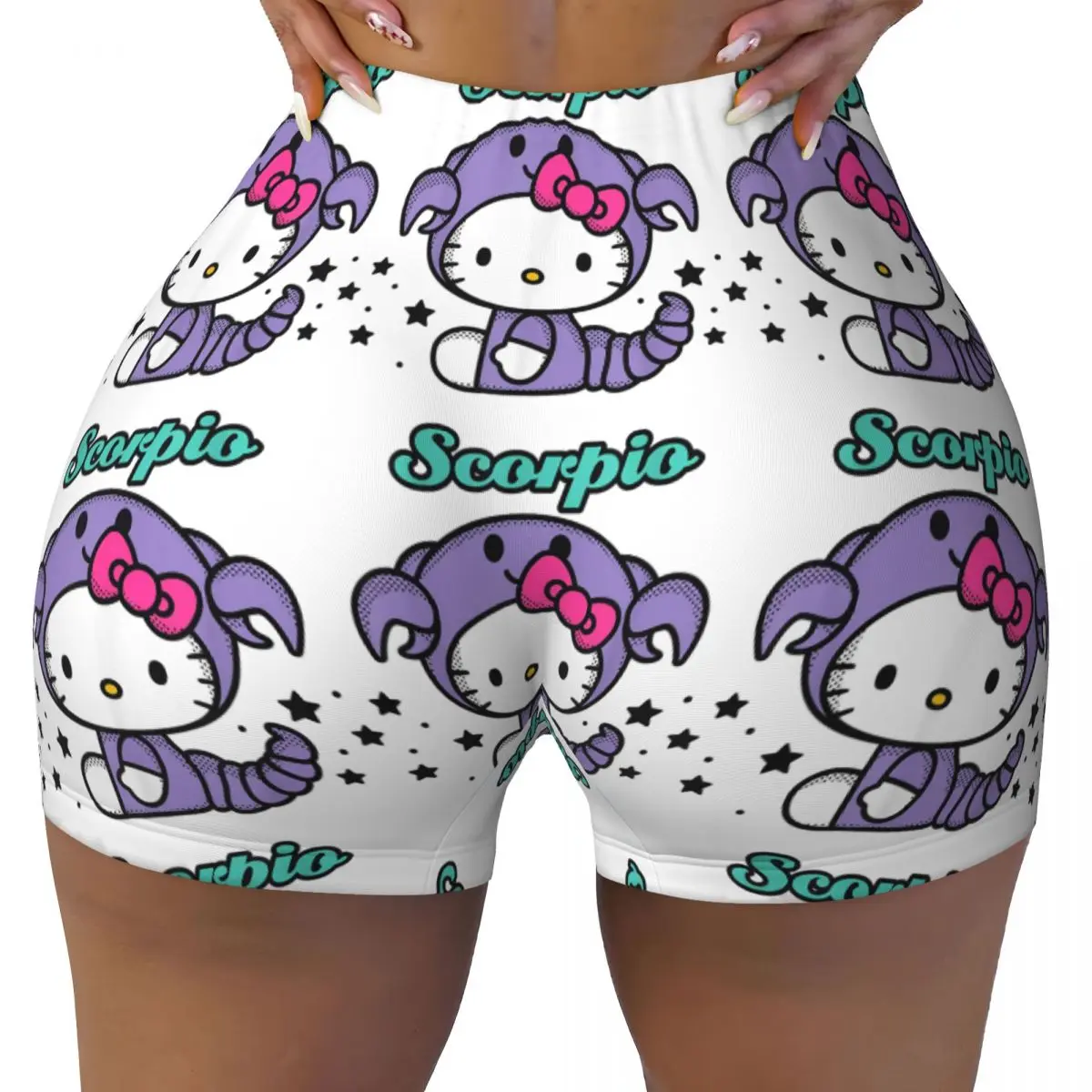 Женские узкие шорты для йоги Hello Kitty Zodiac Скорпион с высокой талией, одежда для бега, фитнеса, тренировок в тренажерном зале
Женские узкие шорты для йоги Hello Kitty Zodiac Скорпион с высокой талией, одежда для бега, фитнеса, тренировок в тренажерном зале