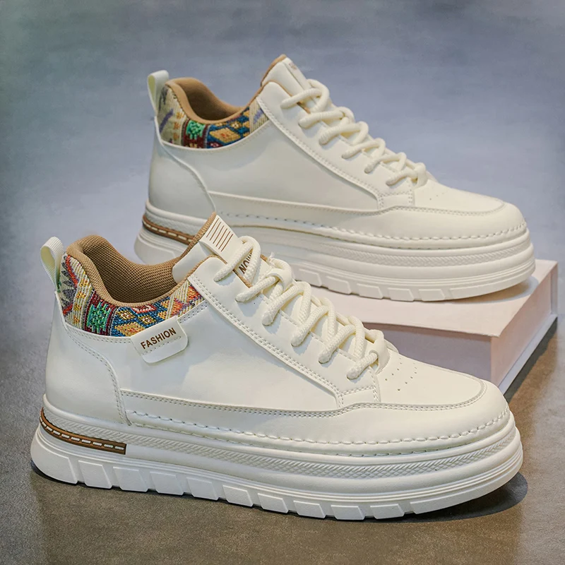 Men's Boots Spring 2026 High Top Casual Leather Surface Heightening Work Boots Short Tube Spring Autumn Season
Men's Boots Spring 2026 High Top Casual Leather Surface Heightening Work Boots Short Tube Spring Autumn Season