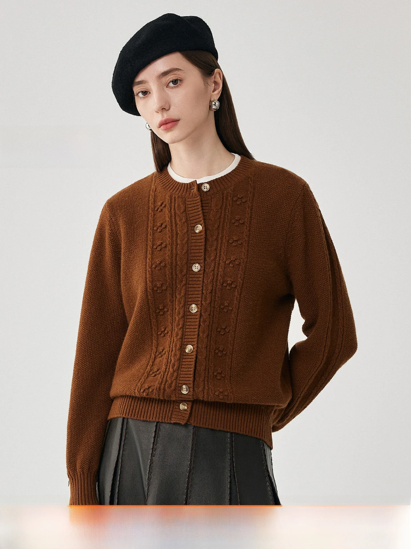 Zhaojun Autumn Winter Thiened Pure Wool Knitted Sweater Coat Women's round Ne Open Cardigan Casual Commute Sle Straight...
Zhaojun Autumn Winter Thiened Pure Wool Knitted Sweater Coat Women's round Ne Open Cardigan Casual Commute Sle Straight...