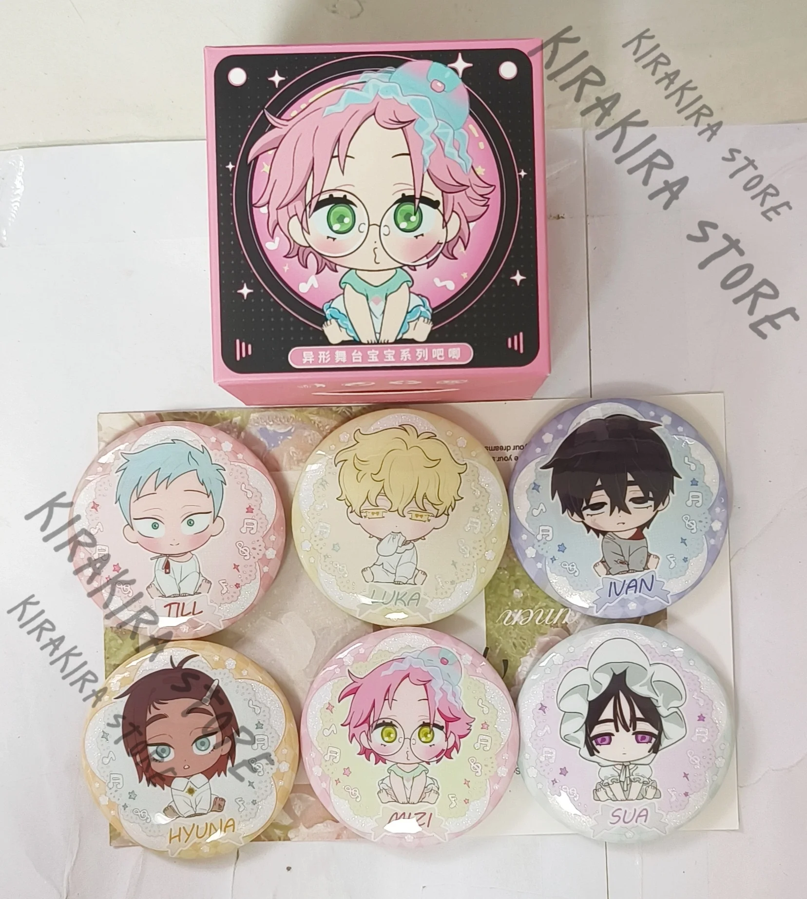 Alien Stage Baby Series Till Ivan Limited Genuine Edition Badge Kawaii Official Peripheral Emblem Mizi Sua Hyuna Luka Breastpin
Alien Stage Baby Series Till Ivan Limited Genuine Edition Badge Kawaii Official Peripheral Emblem Mizi Sua Hyuna Luka Breastpin
