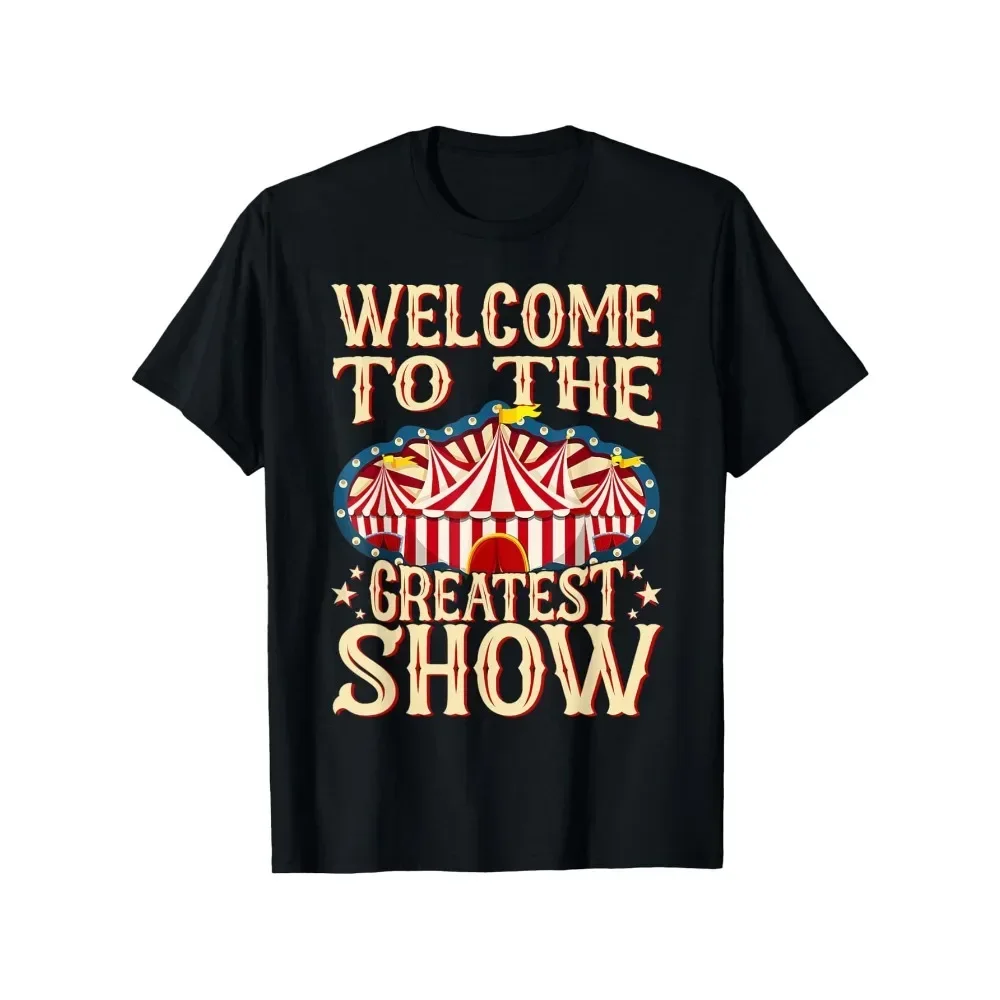 Circus Staff Welcome to The Greatest Show T-Shirt - 100% Cotton Soft Carnival Costume Outfit, Unisex Circus Worker Apparel for
Circus Staff Welcome to The Greatest Show T-Shirt - 100% Cotton Soft Carnival Costume Outfit, Unisex Circus Worker Apparel for
