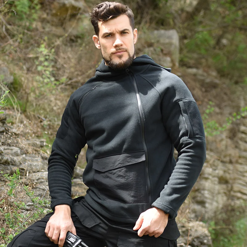 Winter Outdoor Loose Thicken Warm Windproof Fleece Hooded Jacket Men Trekking Camping Mountaineering Travel Casual Clothing
Winter Outdoor Loose Thicken Warm Windproof Fleece Hooded Jacket Men Trekking Camping Mountaineering Travel Casual Clothing