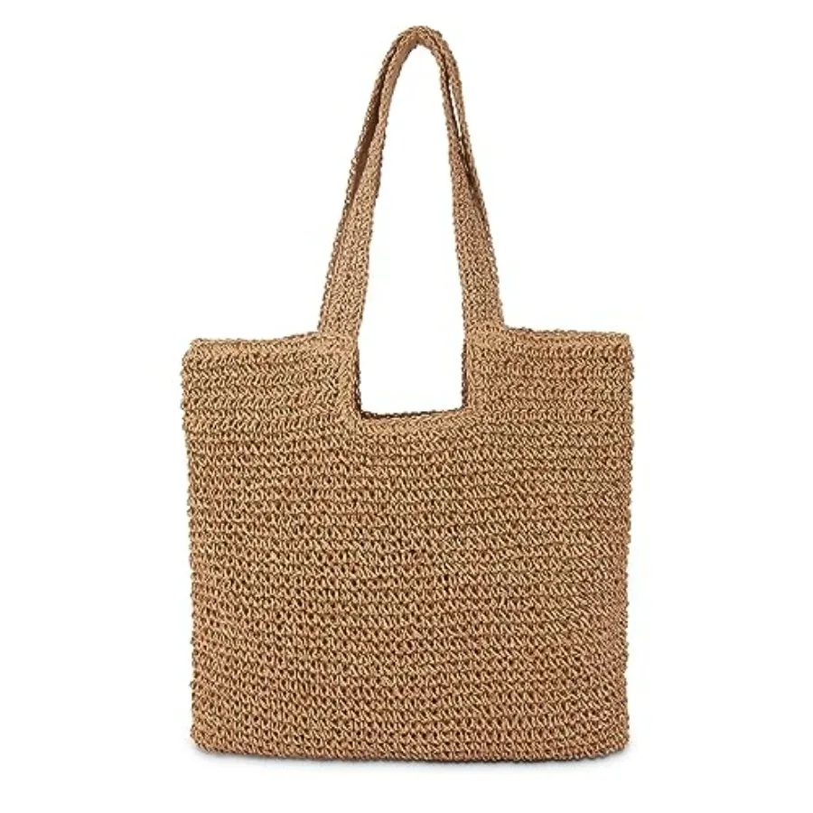 Straw Beach Tote Bag: Large Summer Boho Woven Bags - Rattan Handmade Shoulder Handbags for Women
Straw Beach Tote Bag: Large Summer Boho Woven Bags - Rattan Handmade Shoulder Handbags for Women