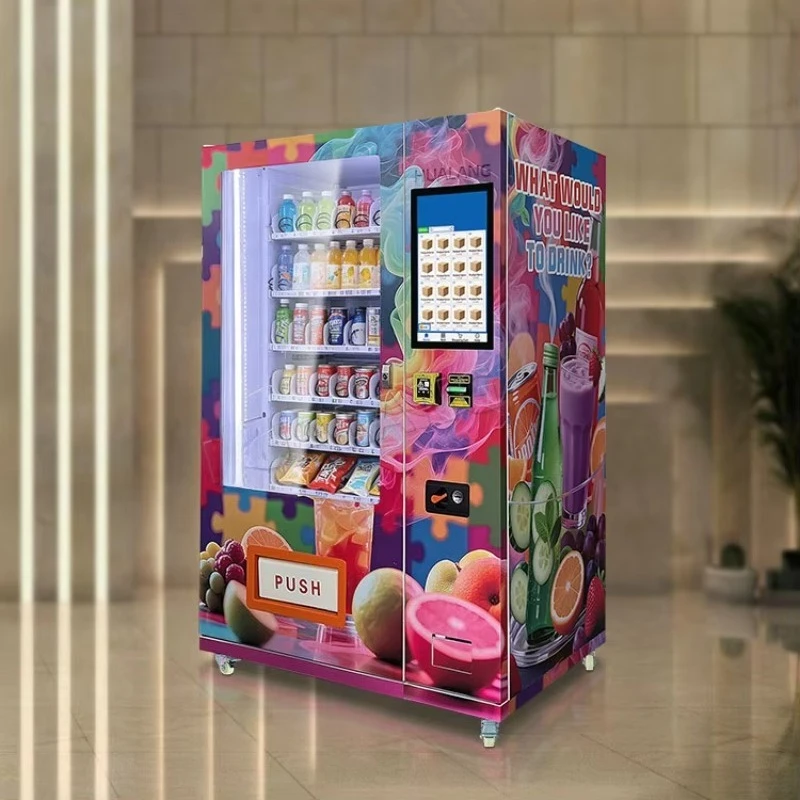 FOODLINE Customized 300 PCS Bottled Drink Vending Machine 2-16 ℃ Adjustment Cold Beverage Vending Machine with Display Screen
FOODLINE Customized 300 PCS Bottled Drink Vending Machine 2-16 ℃ Adjustment Cold Beverage Vending Machine with Display Screen
