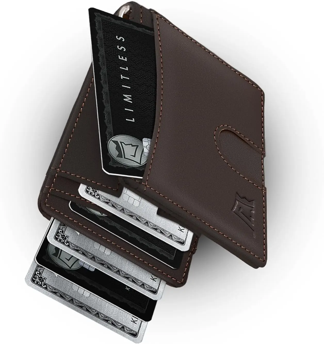 Slim RFID Blocking Leather Wallet for Men with Money Clip, Holds 12 Cards, Compact Front Pocket Bifold in Truffle Color
Slim RFID Blocking Leather Wallet for Men with Money Clip, Holds 12 Cards, Compact Front Pocket Bifold in Truffle Color