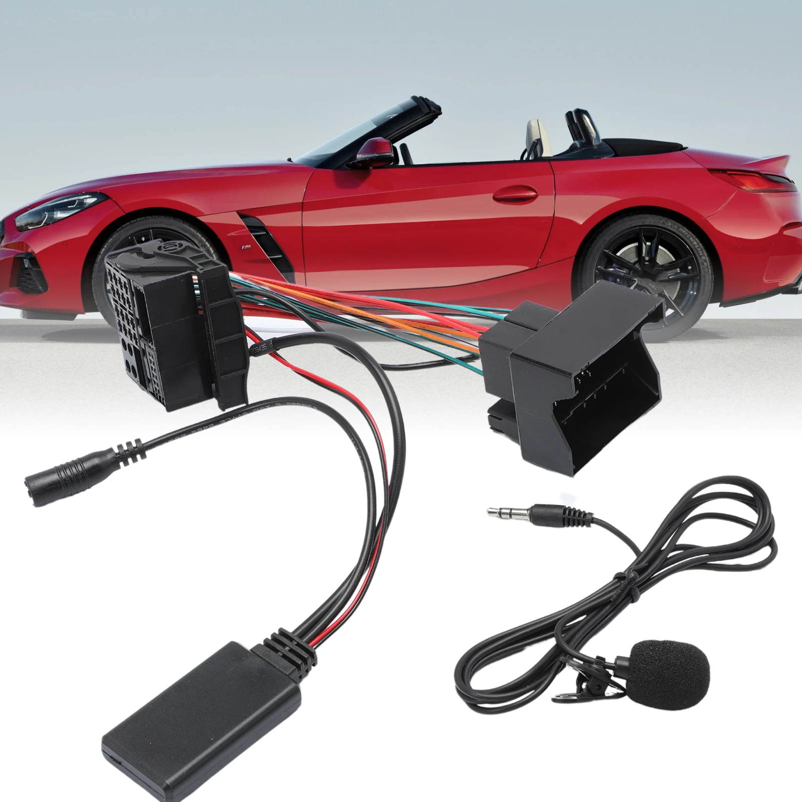 AUX Bluetooth Audio Adapter with Microphone for BMVV Z4 (E85/E86) X3 (E83) Mini Cooper (R50/JCW) Mini Cooper S R53
AUX Bluetooth Audio Adapter with Microphone for BMVV Z4 (E85/E86) X3 (E83) Mini Cooper (R50/JCW) Mini Cooper S R53