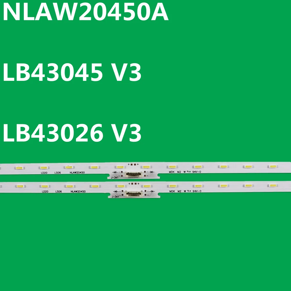 60 шт. светодиодная лента для подсветки 4-595-780 NLAW20450A LB43045 LB43026 V3 для KD-43XE8005 KD-43XG8096 KDL-43WE753 XBR-43X800E LC430EQY
60 шт. светодиодная лента для подсветки 4-595-780 NLAW20450A LB43045 LB43026 V3 для KD-43XE8005 KD-43XG8096 KDL-43WE753 XBR-43X800E LC430EQY