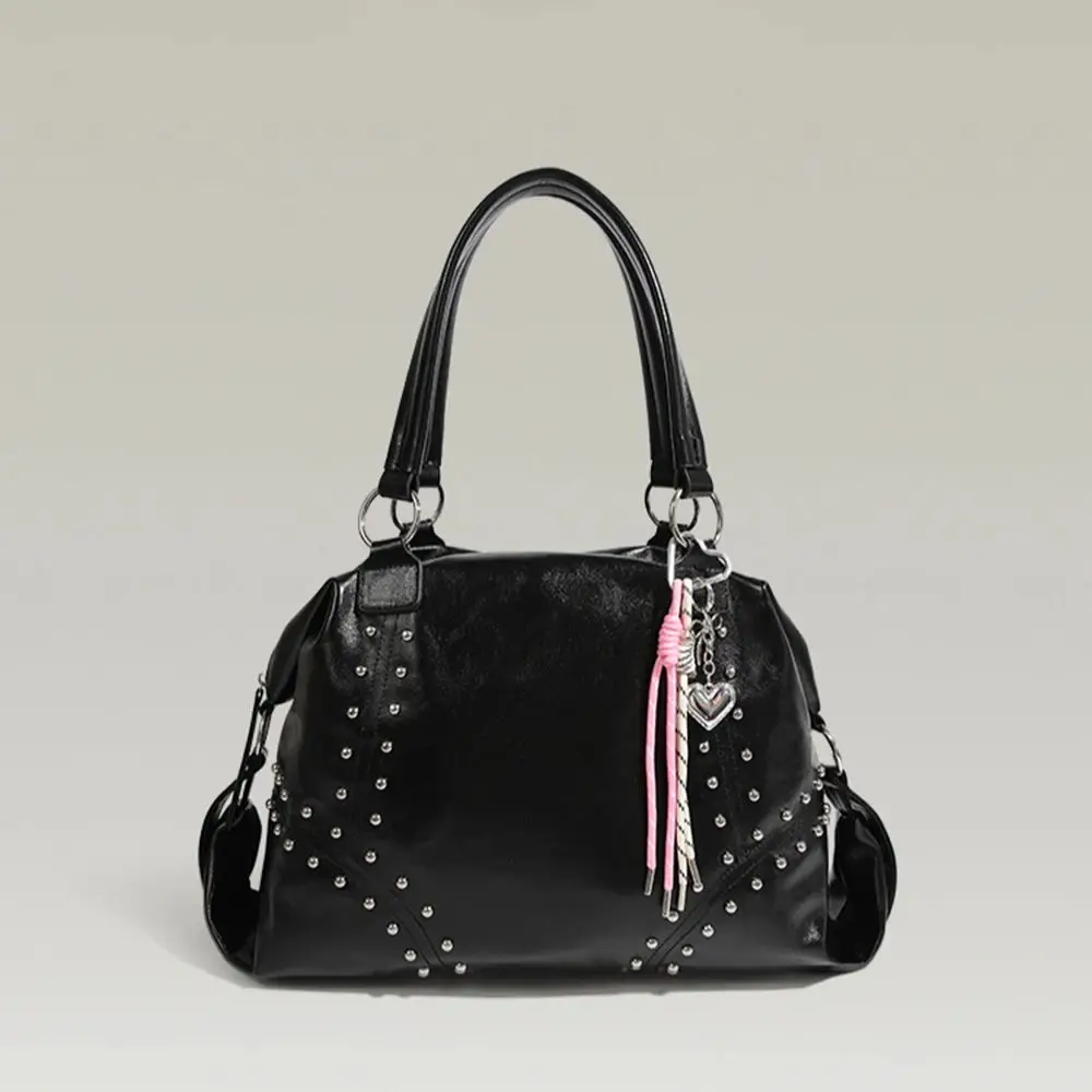Personalized Design Rivet Retro Tote Bag Spicy Girl Travel Bag Soft Versatile Daily Commuting Single Shoulder Handbag For Women
Personalized Design Rivet Retro Tote Bag Spicy Girl Travel Bag Soft Versatile Daily Commuting Single Shoulder Handbag For Women