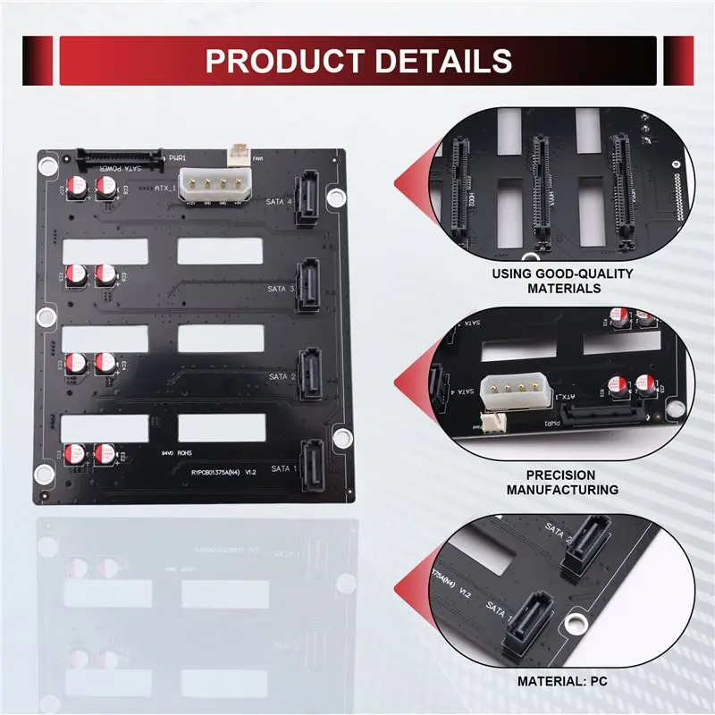 For SATA Optical Drive Storage Device Expansion Parts, Hard Disk Expansion Card, Multi-Interface Adapter Card, Plug& Play
For SATA Optical Drive Storage Device Expansion Parts, Hard Disk Expansion Card, Multi-Interface Adapter Card, Plug& Play