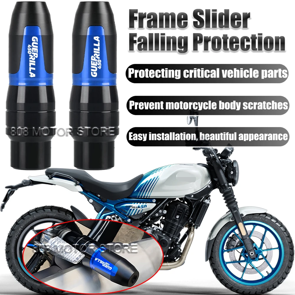 For Guerrilla 450 Motorcycle CNC Accessoires Falling protection Exhaust Slider Crash
For Guerrilla 450 Motorcycle CNC Accessoires Falling protection Exhaust Slider Crash