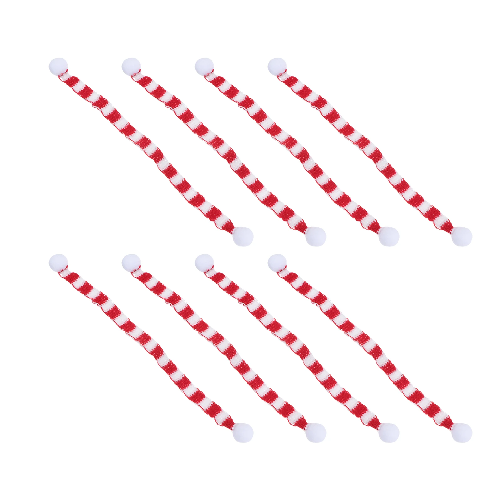 8Pcs Christmas Mini Scarves 23Cm Red White Striped Decorative Neckerchief for Little Pets Bottle Decor Holiday Celebration
8Pcs Christmas Mini Scarves 23Cm Red White Striped Decorative Neckerchief for Little Pets Bottle Decor Holiday Celebration