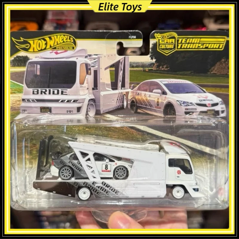 Hot Wheels Premium Team Transport 07 Honda Civic Type R & Camion De Transport Car Culture 1/64 Diecast Car Model Collectible Toy
Hot Wheels Premium Team Transport 07 Honda Civic Type R & Camion De Transport Car Culture 1/64 Diecast Car Model Collectible Toy