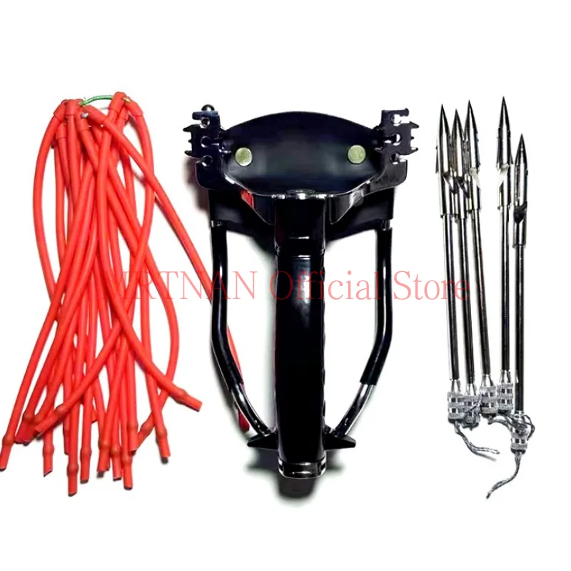 Full Metal Fishing Wrist Support Slingshot Fish Dart Shooting Slingshot Outdoor Hunting and Fishing Accessories Package
Full Metal Fishing Wrist Support Slingshot Fish Dart Shooting Slingshot Outdoor Hunting and Fishing Accessories Package