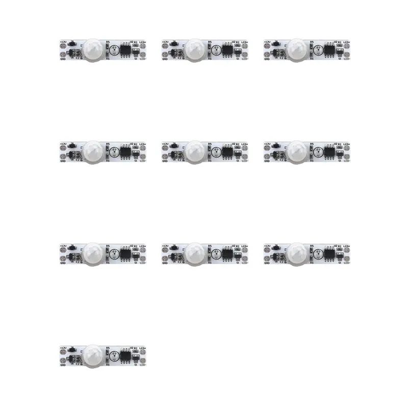 B67C 10X DC 5-24V 12V PIR Motion Sensor Switch Module Human Movement Sensor Detector Controller Switch Module
B67C 10X DC 5-24V 12V PIR Motion Sensor Switch Module Human Movement Sensor Detector Controller Switch Module