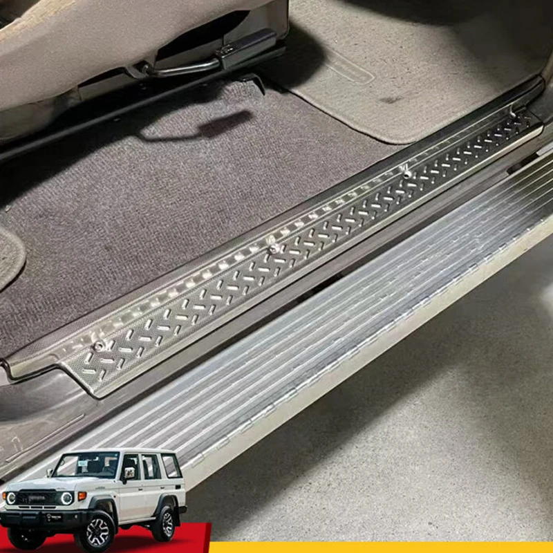 304 stainless steel threshold strip suitable for Toyota LC71/76/78/79 modified welcome pedal car anti-step accessory
304 stainless steel threshold strip suitable for Toyota LC71/76/78/79 modified welcome pedal car anti-step accessory