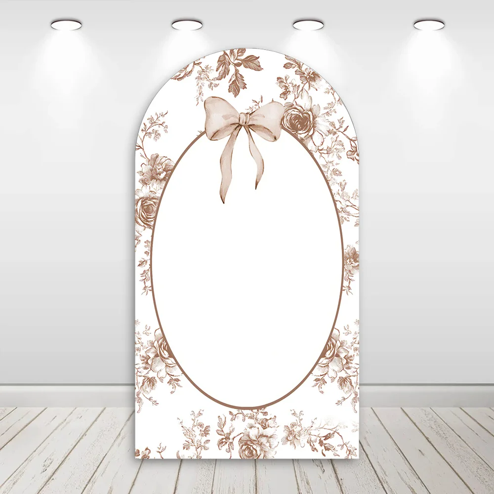 Mehofond Custom 2-Sided Brown Flowers Bows Baby Girl Birthday Party Baby Shower Covers Chiara Arch Wall Background Decor Backdro
Mehofond Custom 2-Sided Brown Flowers Bows Baby Girl Birthday Party Baby Shower Covers Chiara Arch Wall Background Decor Backdro