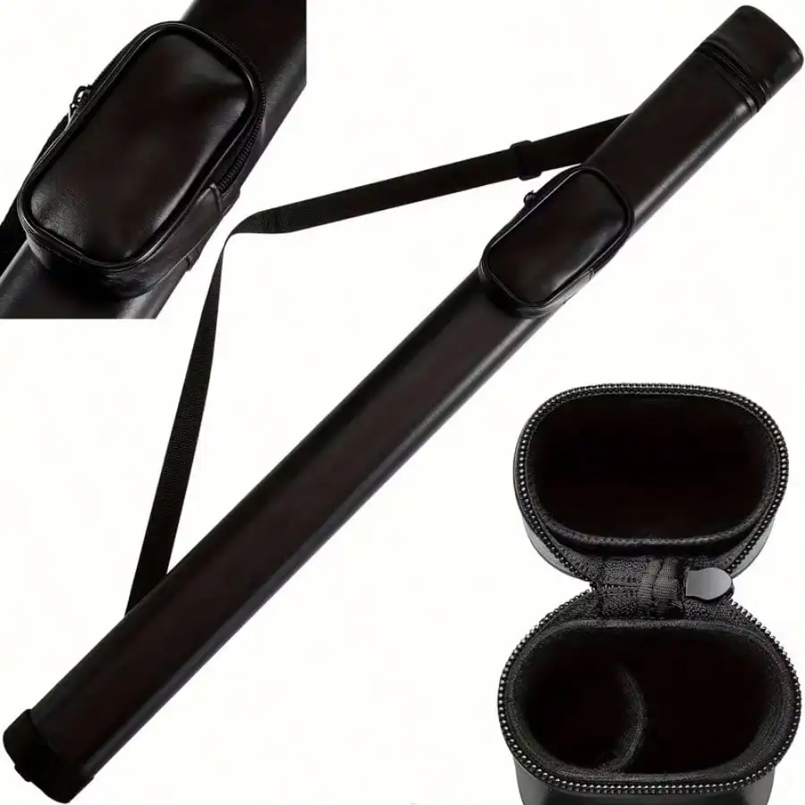 A Billiard Stick Storage Box, Durable Double Hole Table Club Holder, Portable Protective PU Bag, Billiard Accessories
A Billiard Stick Storage Box, Durable Double Hole Table Club Holder, Portable Protective PU Bag, Billiard Accessories