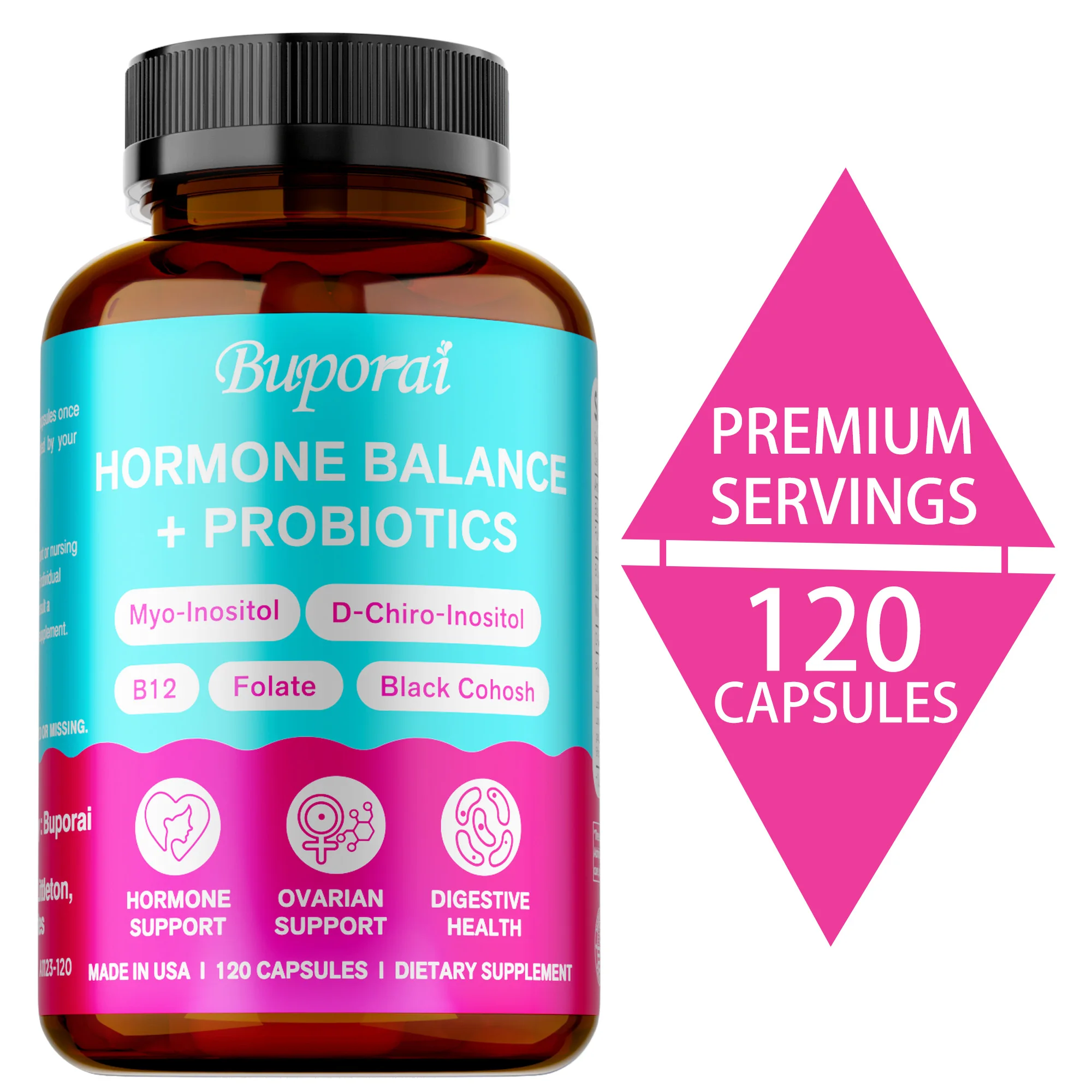 Hormone Balance + Probiotics - Reduce Menopausal Discomfort, Promotes Women's Health, Weight Control, Immunity Enhancement
Hormone Balance + Probiotics - Reduce Menopausal Discomfort, Promotes Women's Health, Weight Control, Immunity Enhancement