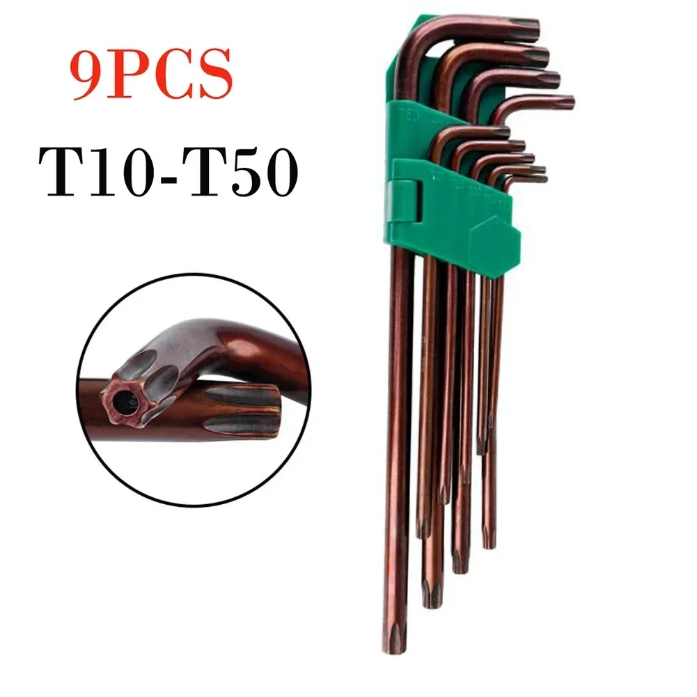 Ergonomic T10T50 For Torx Screwdriver Spanner Wrench for Auto Repairs High Hardness Chrome Vanadium Steel Tool
Ergonomic T10T50 For Torx Screwdriver Spanner Wrench for Auto Repairs High Hardness Chrome Vanadium Steel Tool