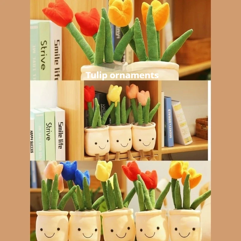Realistic tulip succulent plush stuffed toy succulent plush doll cute plush toy potted flower gift room decoration Birthday Gift
Realistic tulip succulent plush stuffed toy succulent plush doll cute plush toy potted flower gift room decoration Birthday Gift