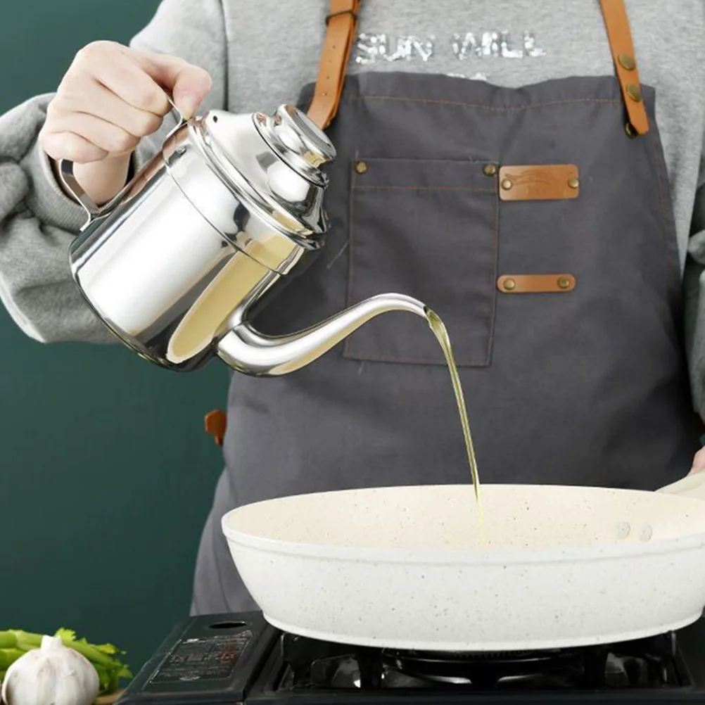 Stainless Steel Oil Pot Kitchen Dispenser Sprayer for Cooking Jar Soy Sauce Bottle
Stainless Steel Oil Pot Kitchen Dispenser Sprayer for Cooking Jar Soy Sauce Bottle