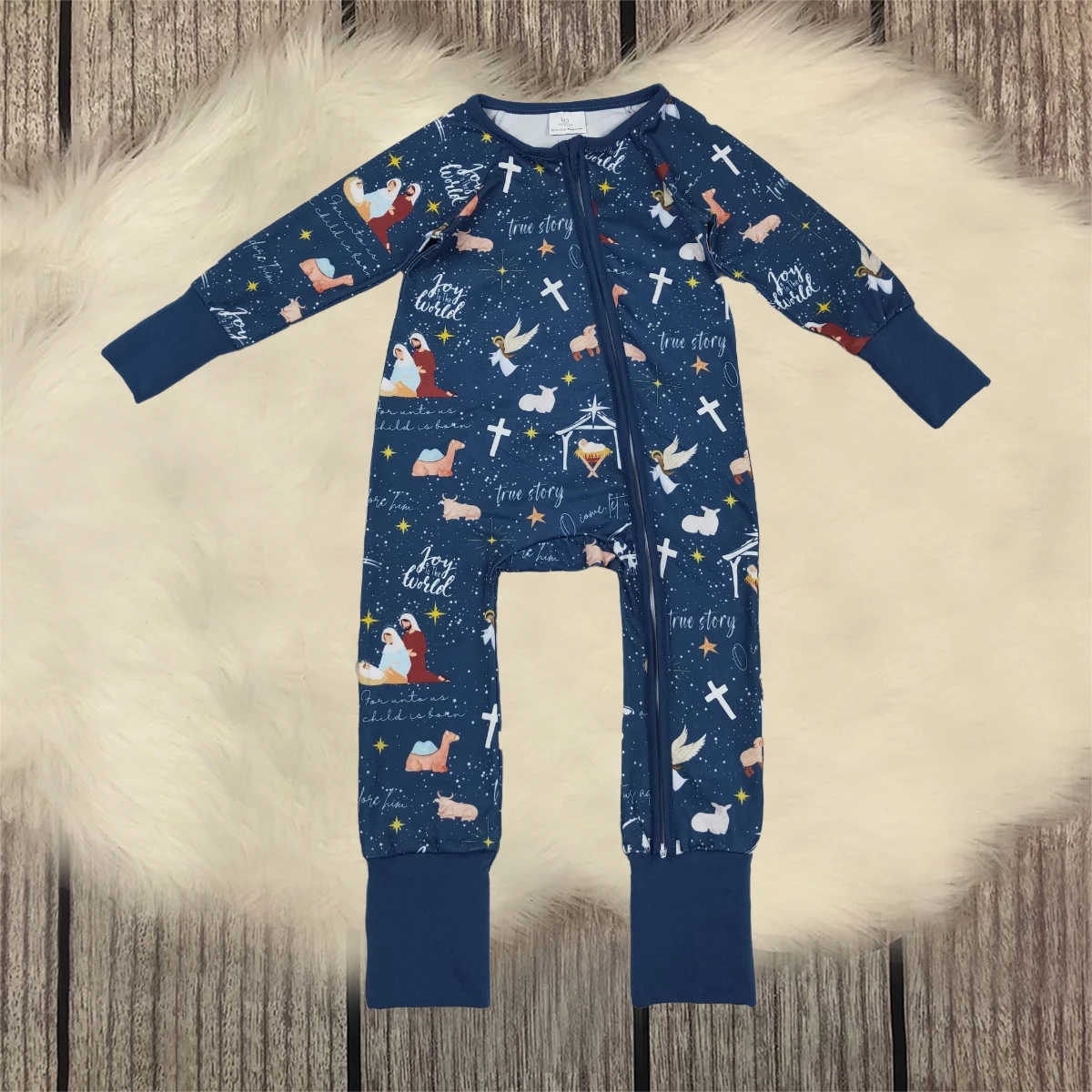 Infant Christmas Clothes Kid Children Long Sleeve Baby Boy Pajamas Sleepwear Newborn Toddler Zipper Footie Romper Wholesale
Infant Christmas Clothes Kid Children Long Sleeve Baby Boy Pajamas Sleepwear Newborn Toddler Zipper Footie Romper Wholesale