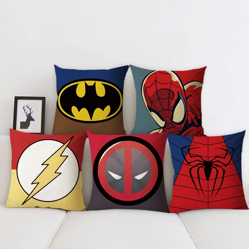 Anime Spider-Man Pillow Case Cartoon Decorative Cushions for Sofas Interior Decoration Room Decorating Items Personalized Gift
Anime Spider-Man Pillow Case Cartoon Decorative Cushions for Sofas Interior Decoration Room Decorating Items Personalized Gift