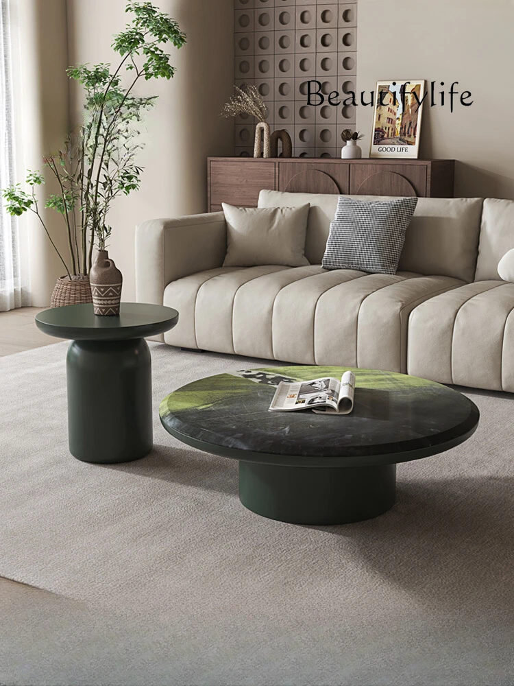 Italian round Marble Coffee Table Light Luxury High-Grade Designer Living Room round Coffee Table Combination
Italian round Marble Coffee Table Light Luxury High-Grade Designer Living Room round Coffee Table Combination