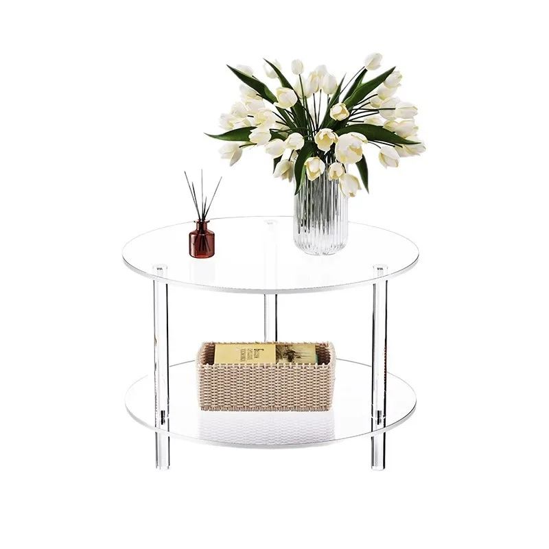 Acrylic transparent coffee table living room household small apartment sofa side table
Acrylic transparent coffee table living room household small apartment sofa side table
