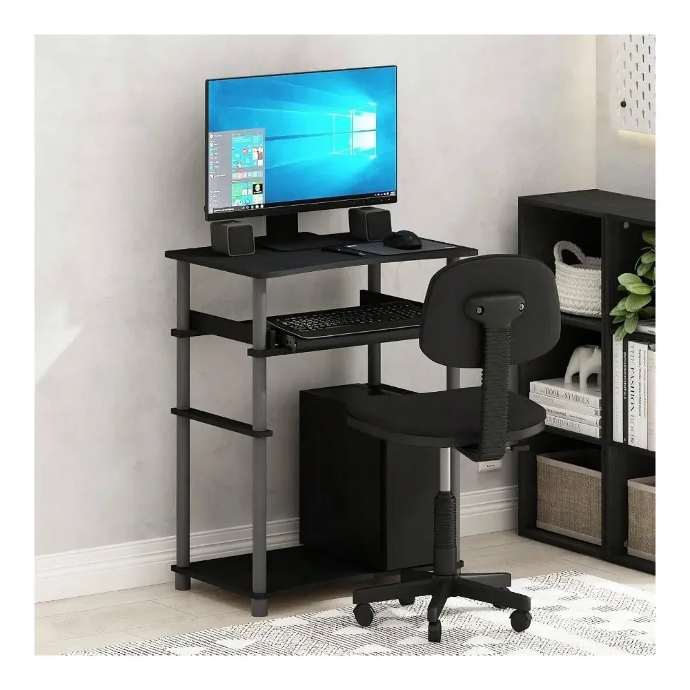 Desk, 23.6 Inch Wide Gaming Desk With Keyboard Tray, Computer Desk, Office Writing Desk Home Office, Bedroom, Black
Desk, 23.6 Inch Wide Gaming Desk With Keyboard Tray, Computer Desk, Office Writing Desk Home Office, Bedroom, Black