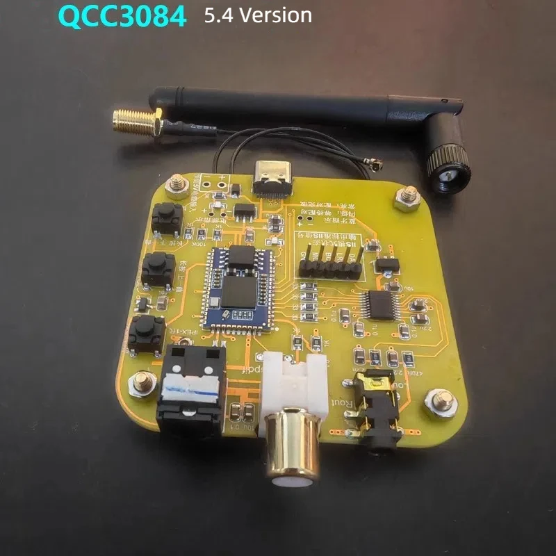 GHXAMP For Qualcomm QCC3084 QCC5181 Bluetooth 5.4 Version Decode Board Receiver APTX-HD/LDAC 1 piece
GHXAMP For Qualcomm QCC3084 QCC5181 Bluetooth 5.4 Version Decode Board Receiver APTX-HD/LDAC 1 piece