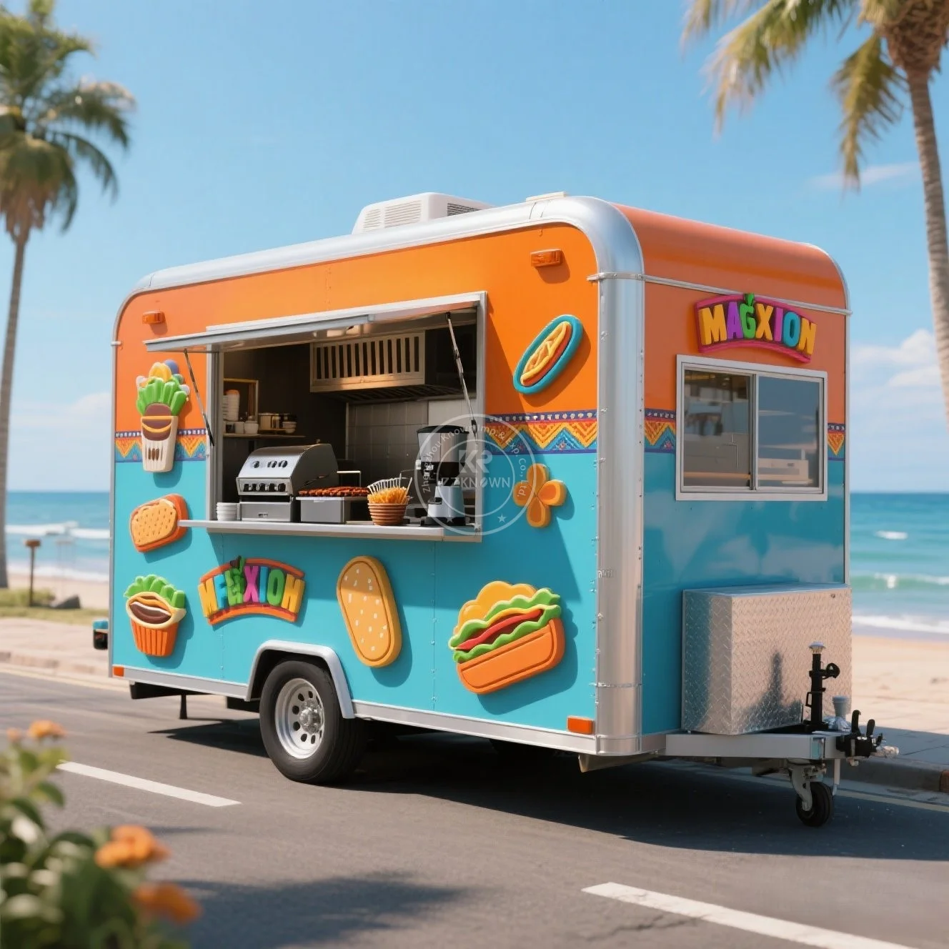 Mobile Ice Cream Trailer With Hot Dog Cart Full Kitchen Equipment And Concession Food Truck Cooking Trailer
Mobile Ice Cream Trailer With Hot Dog Cart Full Kitchen Equipment And Concession Food Truck Cooking Trailer