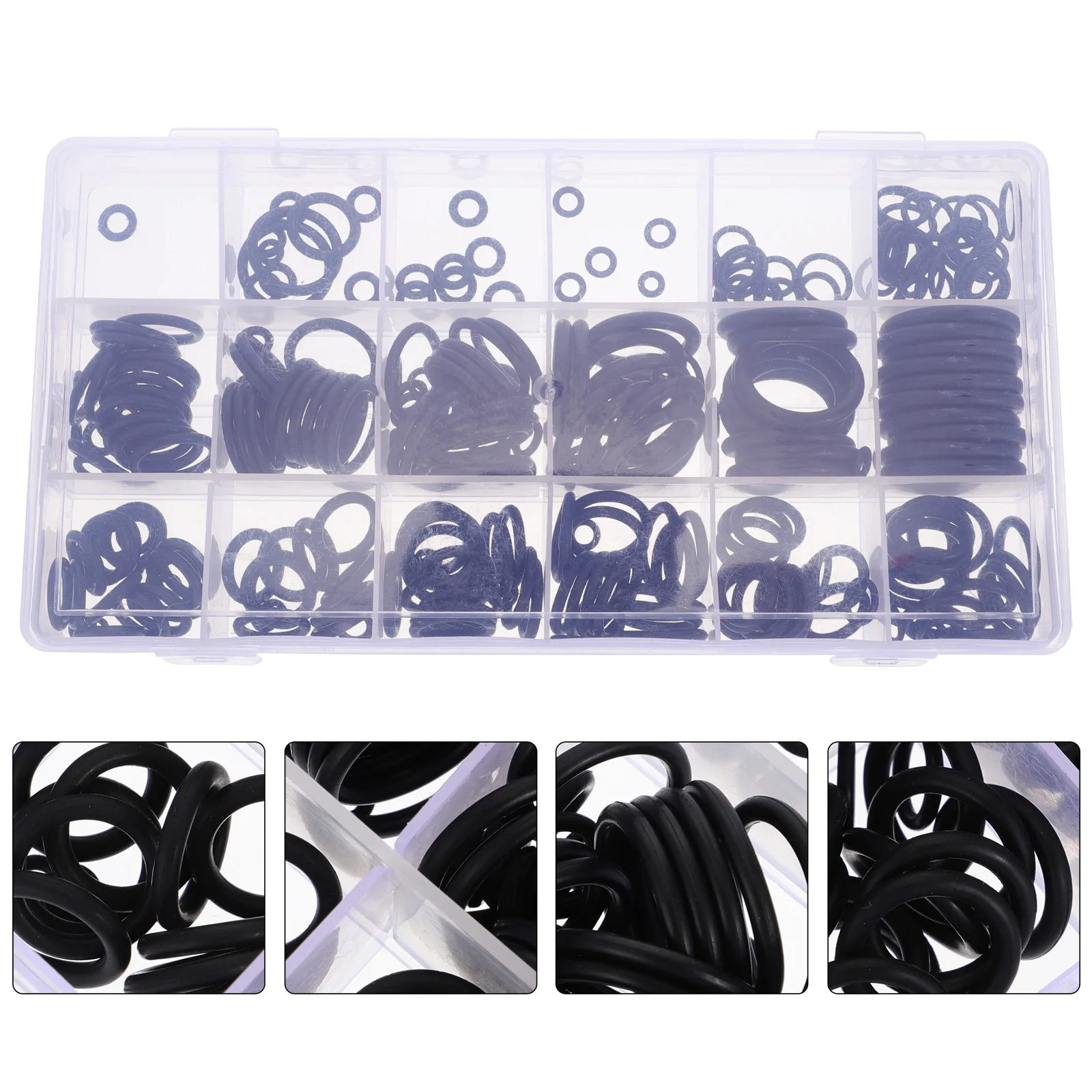 279pcs Black Rubber Sealing O-Ring Kit Gasket Assortment Washer For Car Parts Faucet Pipe Sealing Ring Gasket Kit 
279pcs Black Rubber Sealing O-Ring Kit Gasket Assortment Washer For Car Parts Faucet Pipe Sealing Ring Gasket Kit