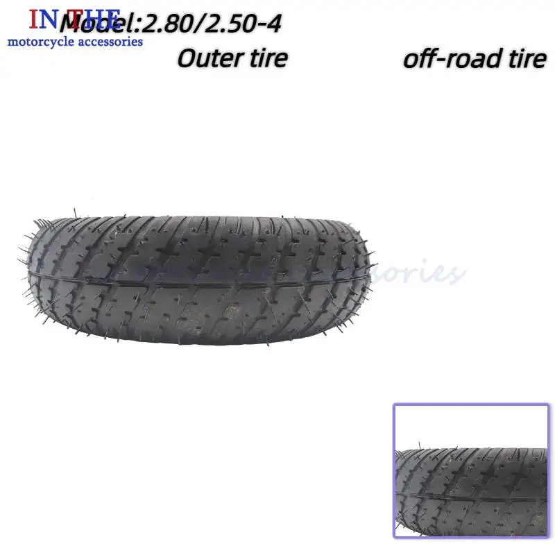 2.80/2.50-4Tire with Inner Tube 2.80/2.50-4 fits Gas / Electric Scooter ATV Elderly Mobility Scooter Motorcycles bikecle
2.80/2.50-4Tire with Inner Tube 2.80/2.50-4 fits Gas / Electric Scooter ATV Elderly Mobility Scooter Motorcycles bikecle