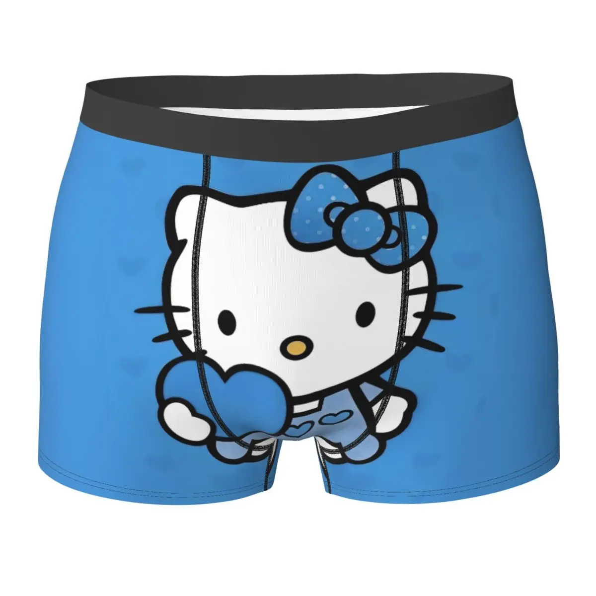 Kawaii Hello Kitty нижнее белье милый мультяшный чехол высокого качества трусы-боксеры с принтом на багажнике удобные мужские трусы размера плюс
Kawaii Hello Kitty нижнее белье милый мультяшный чехол высокого качества трусы-боксеры с принтом на багажнике удобные мужские трусы размера плюс